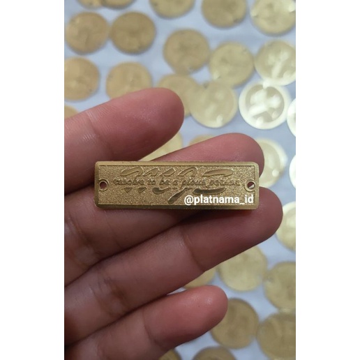 Label plat / label merk / label custom / label hijab / label baju