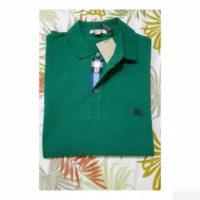 Burberry Polo Shirt - Hijau Tosca, M
