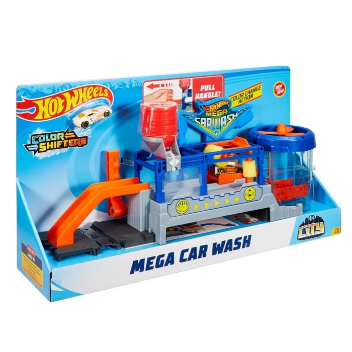 hot wheels color shifters mega car wash