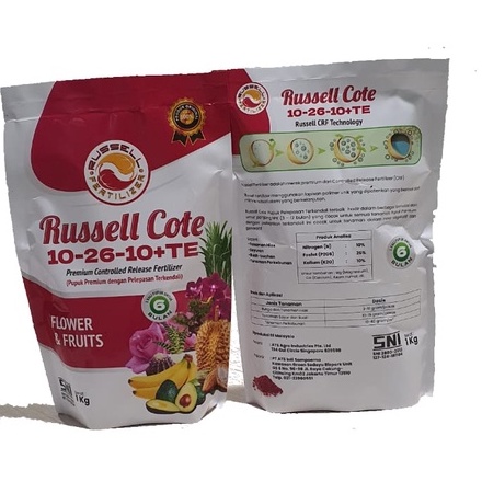 Pupuk Russell Cote Slow Release 10-26-10 /Bonsai, Bunga, Kaktus Dll