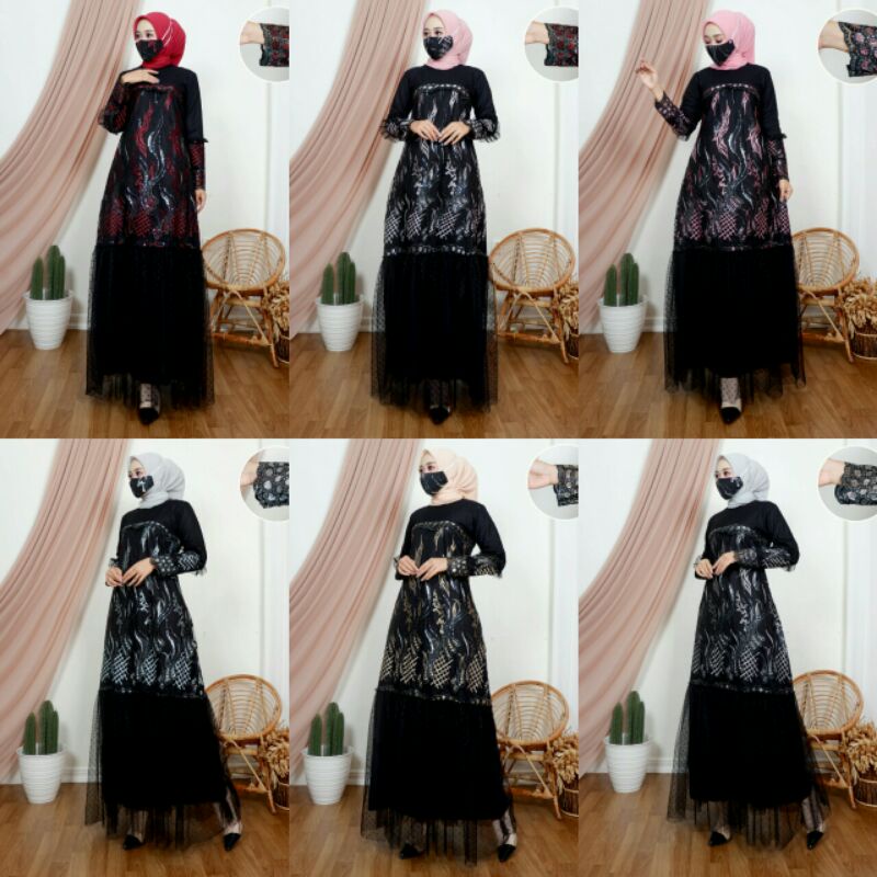 GAMIS TILE MELANI HITAM