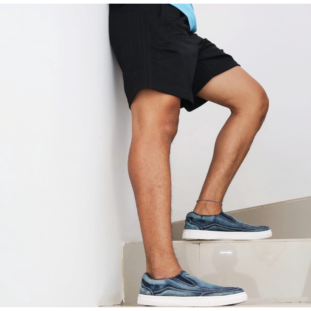 sepatu casual denim pria/sepatu denim/sepatu pria original bootloop