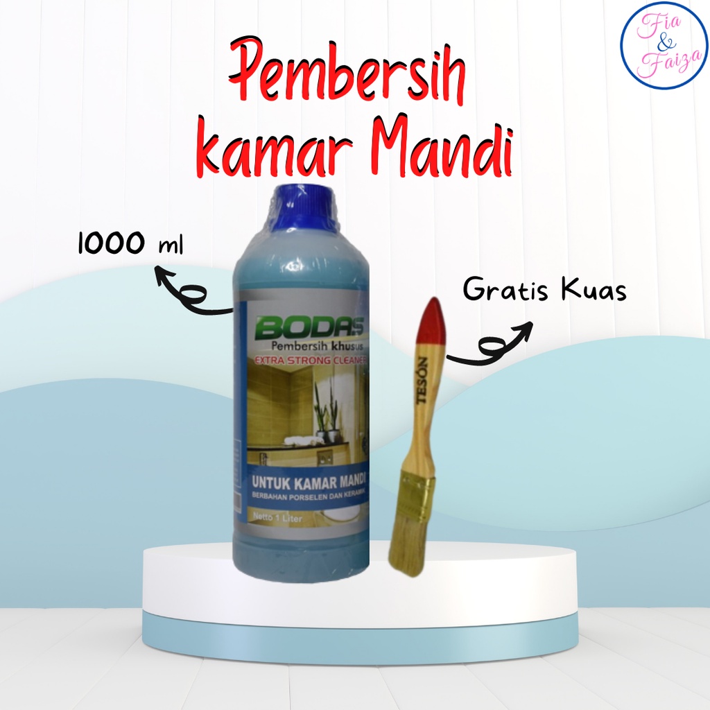 Pembersih Toilet WC Kamar Mandi Bodas Bersih Cuma Pakai Kuas 1000 ml