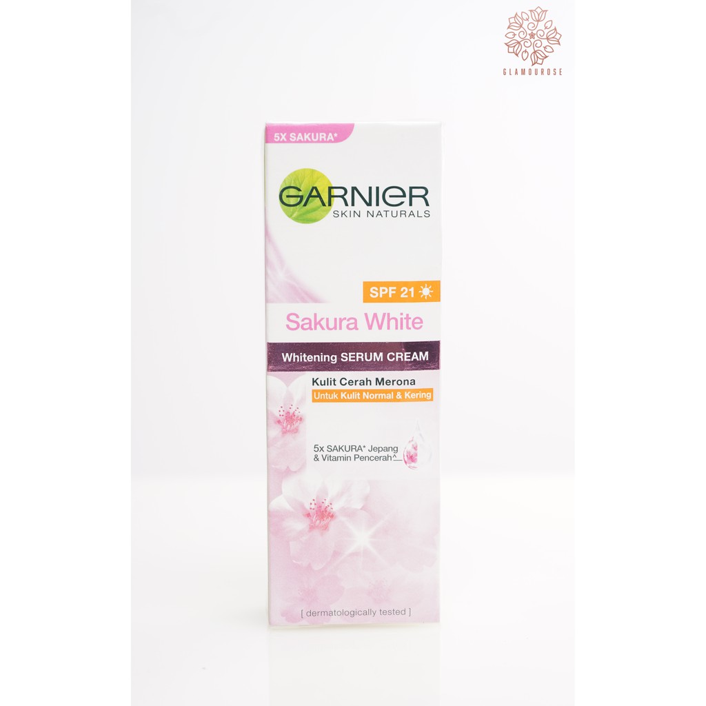 ❤️Glamouroseshop❤️ Garnier Skin Naturals Sakura White Whitening Serum Cream SPF 30 ( 20ml )