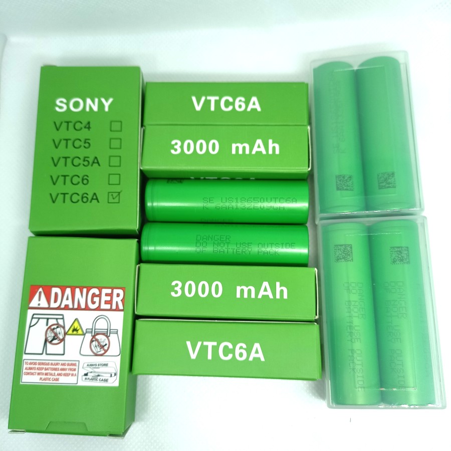 Baterai 18650 SONY VTC 6A AUTHENTIC 100% / VTC6A