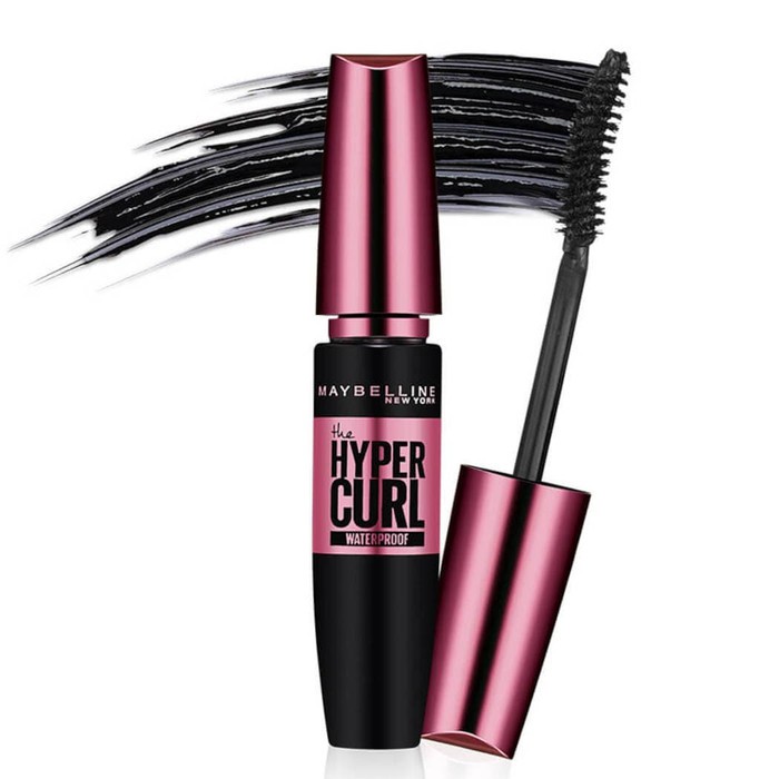 Promo Paket 4in1 Mascara Hypercurl+Pensil Alis+Lipcream+Eyeliner Spidol Maybelline