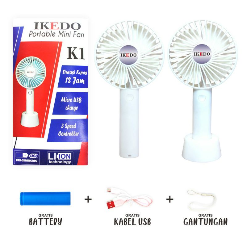KIPAS ANGIN TANGAN IKEDO MODEL K1
