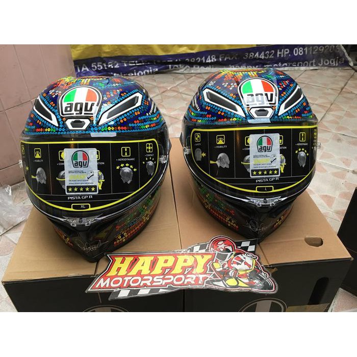 HELM AGV PISTA GPR WINTERTEST 2018 EUROFIT ORIGINAL ITALY DOT M L XL