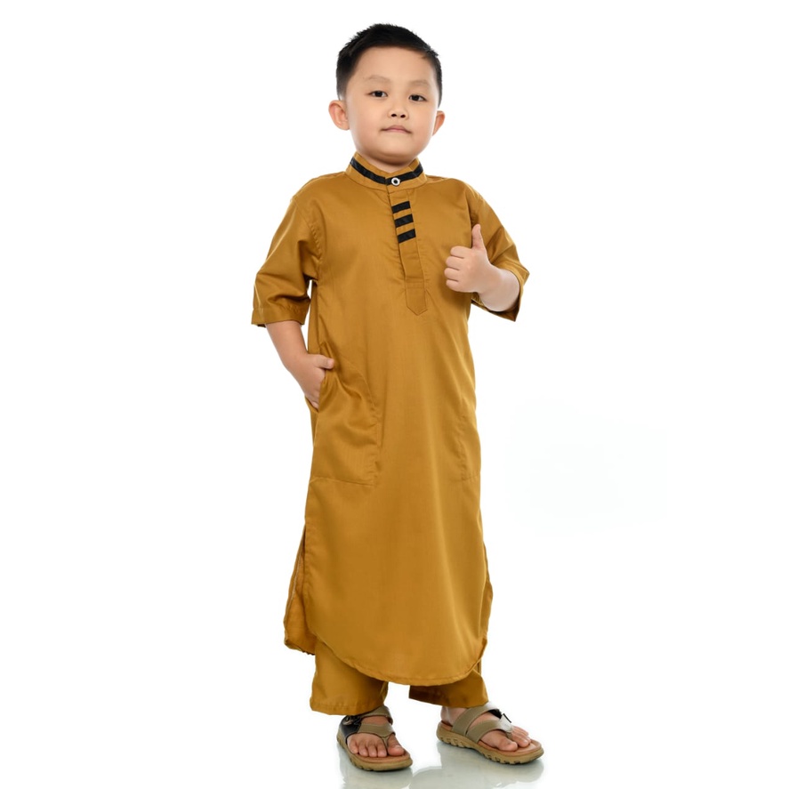 Baju Muslim Anak Laki Koko Setelan Jubah Stelan Gamis Pakaian Turki Stellashopie Bahan Toyobo