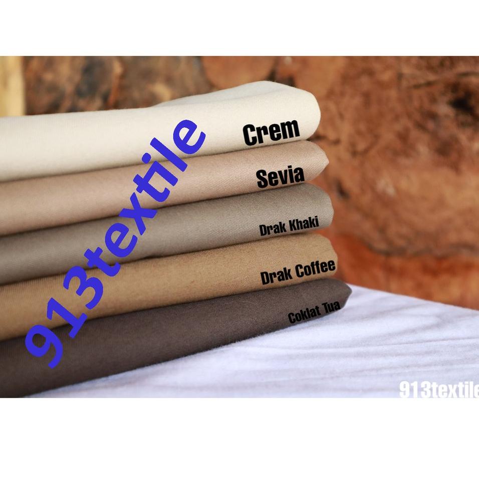 (MURAH) Bahan Kain Katun Twill Strech Chino Scoth  20/10  Tebal