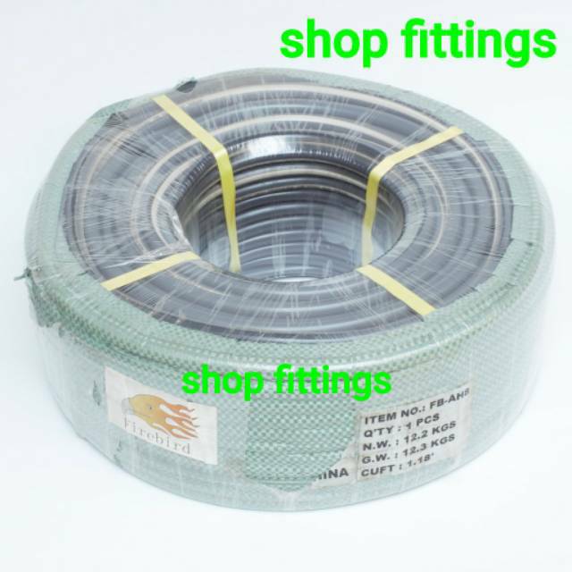 Selang Kompresor Angin Lentur Awet PVC High Pressure Air Hose 8 X 14mm per Mtr