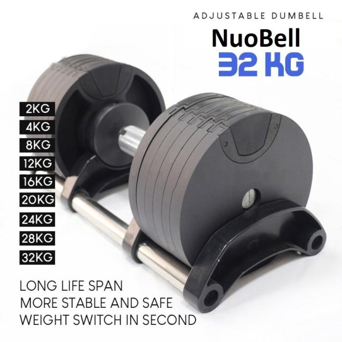 Nuobell Flexbell 32Kg Adjustable Dumbell Bowflex Kettler Proflex