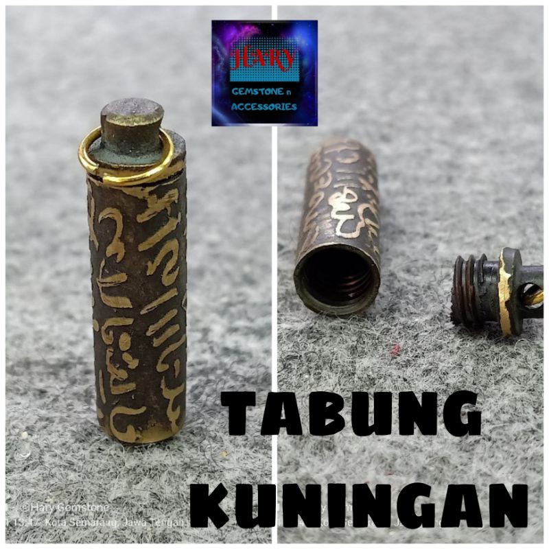Liontin tabung kuningan