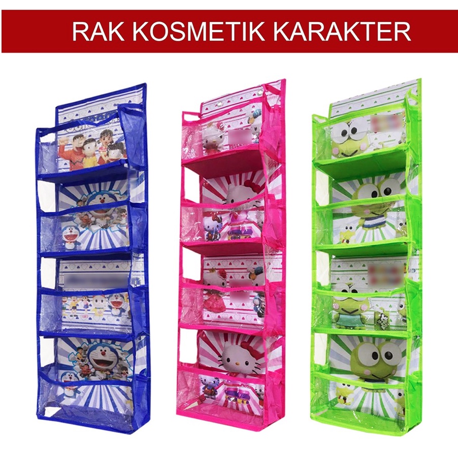 RAK KOSMETIK GANTUNG KARAKTER 4 SUSUN