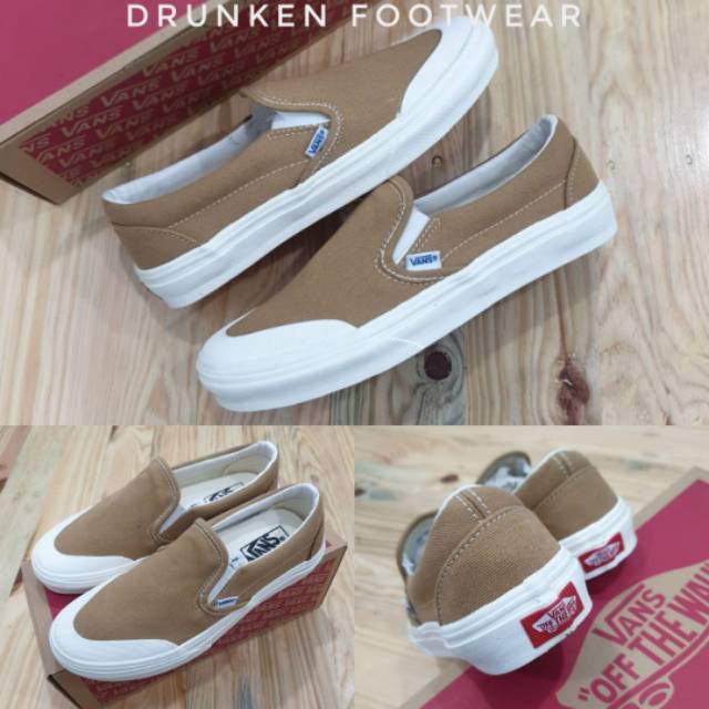 beige brown vans