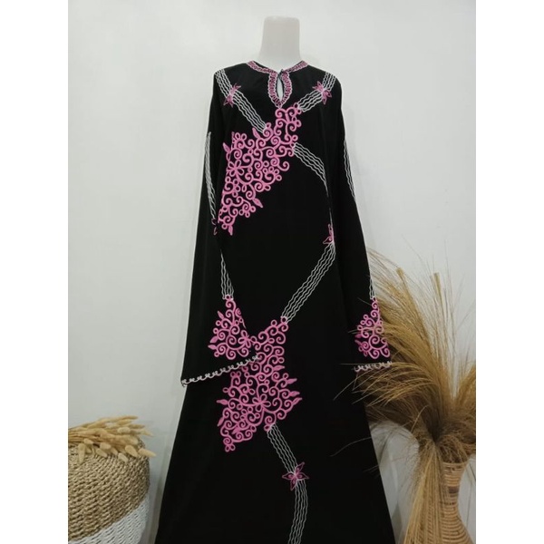 [BISA COD] MUKENA SHOLAT MODEL ABAYA BLUS ARAB SIZE XL