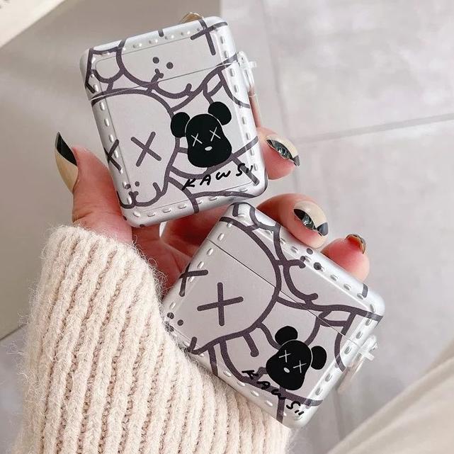 Airpods Case 1 2 3 Pro Kaws Silver Kotak Soft Case Kaws Airpods