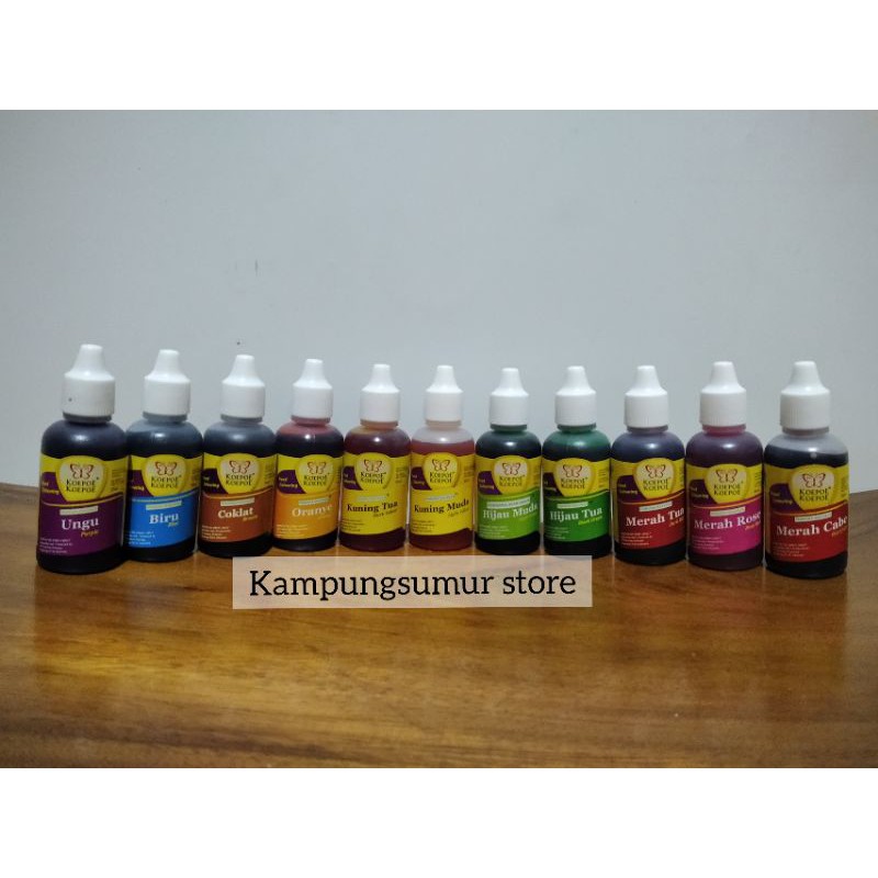 

Pewarna Makanan koepoe koepoe 30 ml