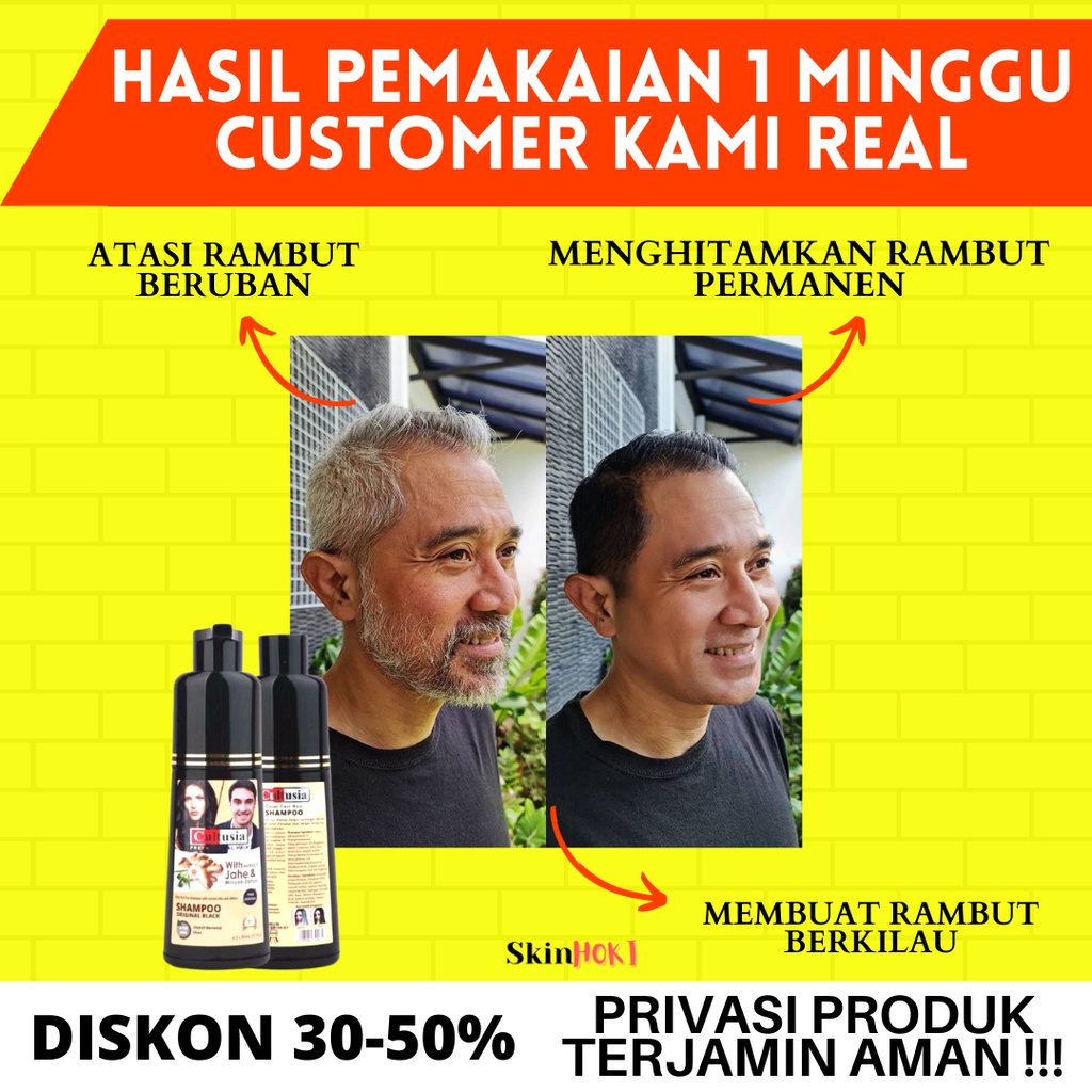 SHAMPO PENGHILANG UBAN PENGHITAM RAMBUT SHAMPOO UBAN CULTUSIA BLACK 160ML PERAWATAN RAMBUT ORIGINAL BPOM