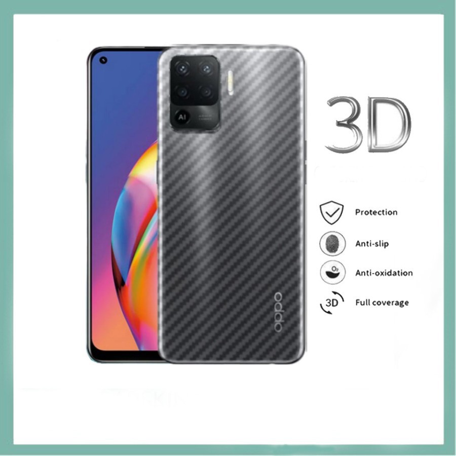 OPPO RENO 8T 8 5G 4G 8Z 8 PRO 7 7Z 6 6 PRO 5 5F BACK SKIN CARBON GARSKIN ANTI GORES BELAKANG