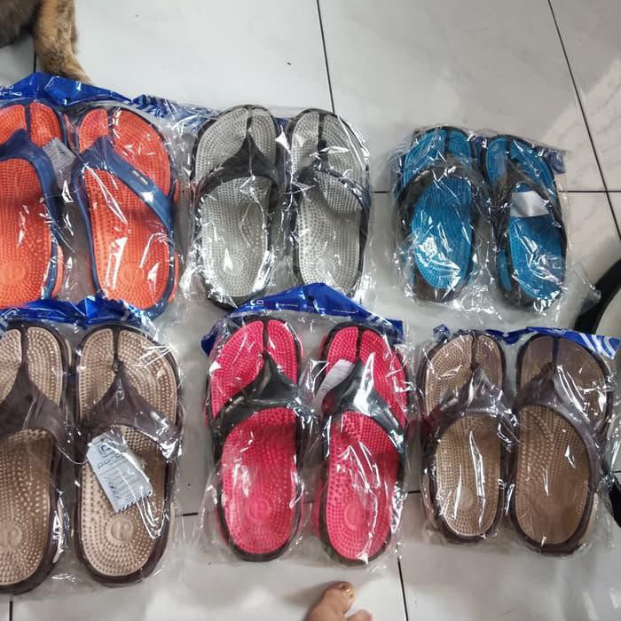 SANDAL PORTO , UKURAN 38 39 40 41 42 43 ,SENDAL BAGUS MERAH BIRU PUTIH - PUTIH, 40 TERLARIS