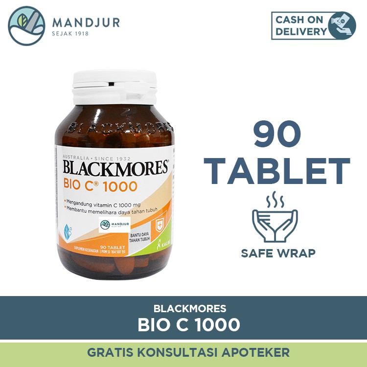 Blackmores Bio C 1000mg Isi 90 Tablet Shopee Indonesia