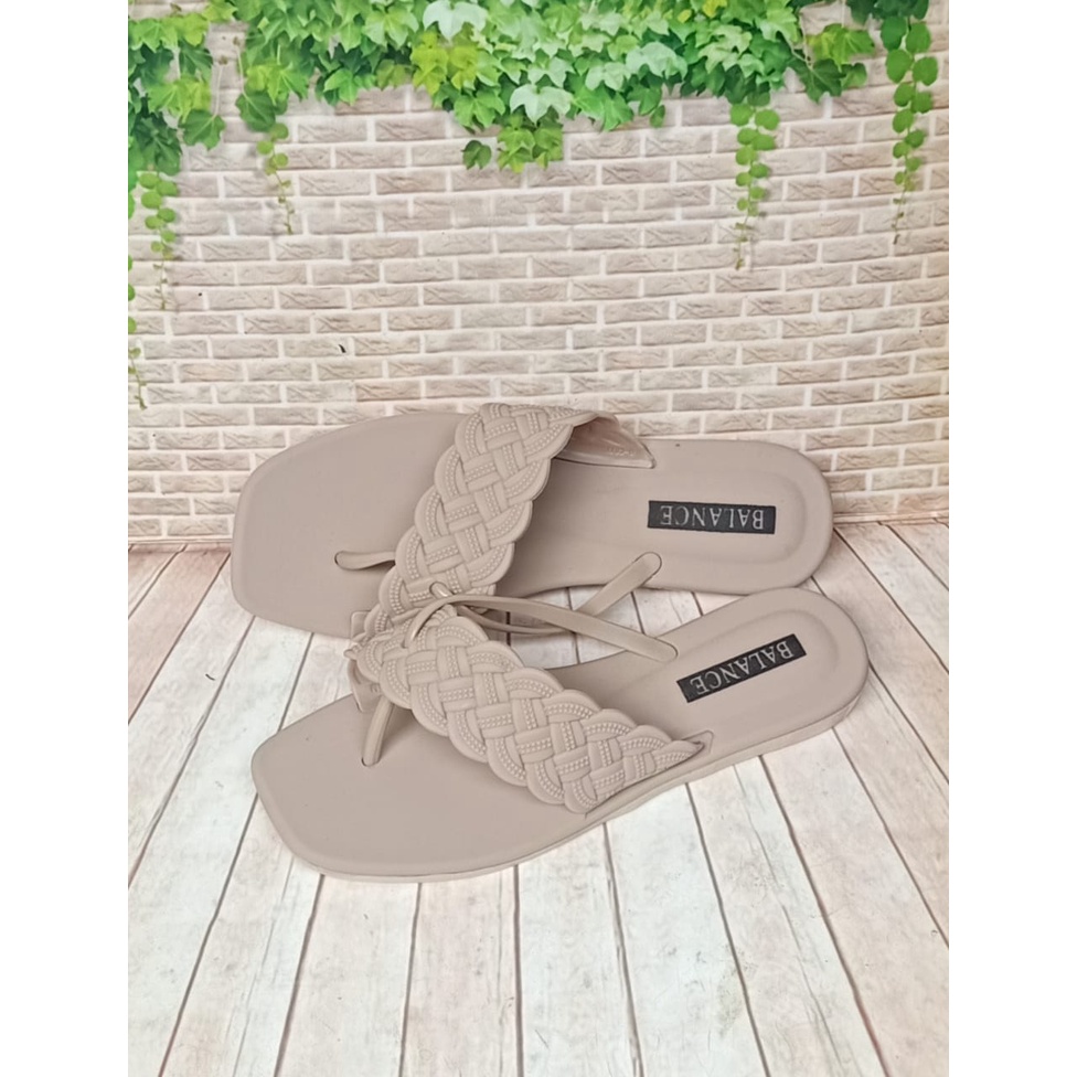 balance 1203-23/sandal jelly wanita sandal karet perempuan terbaru ori produk impor-MOKA