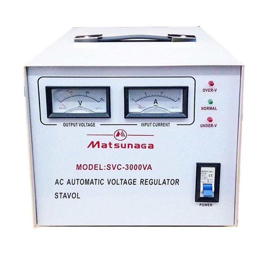 STAVOLT MOTOR MATSUNAGA 3000 WATT STABILIZER KOMPUTER