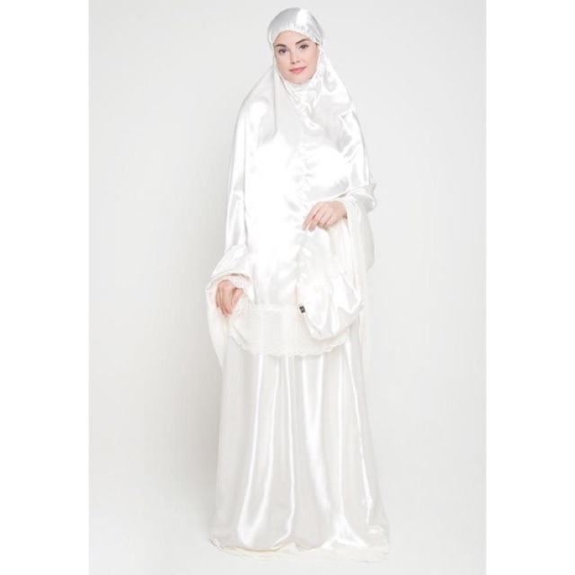 Mukena Aisyah/Mukena satin silk premium set+Tas Ekslusif