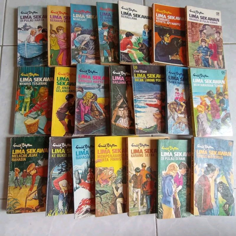 Lima Sekawan Set 21 judul