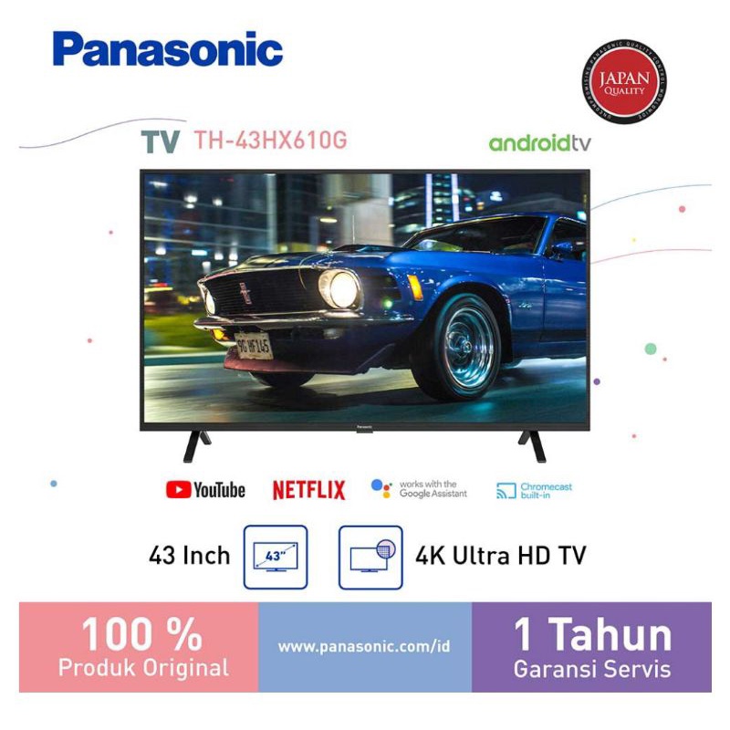 panasonic android tv 4K TH-43HX610G