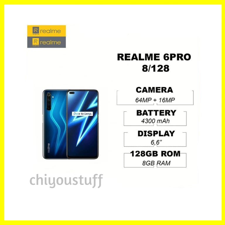 REALME 6 PRO 8/128 8GB RAM 128GB ROM GARANSI RESMI