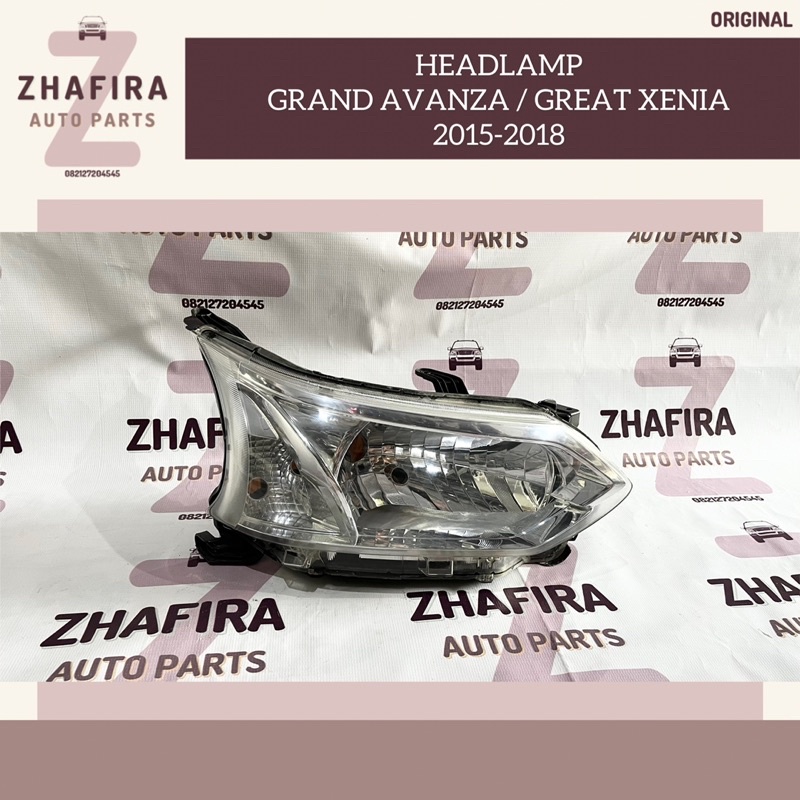 Headlamp Headlight Head Lamp Light Lampu Depan Utama Mobil Daihatsu Great Xenia 2015 2016 2017 2018 