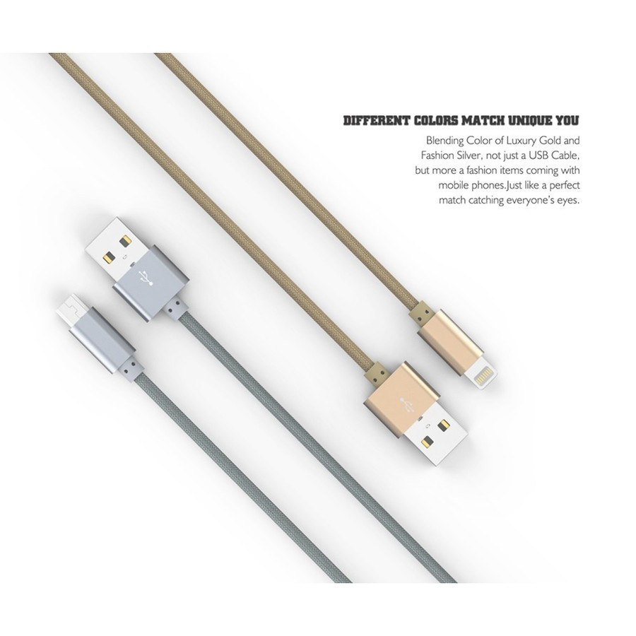 LDNIO LS08 kabel data iPhone USB lightning Gold Fast Charging