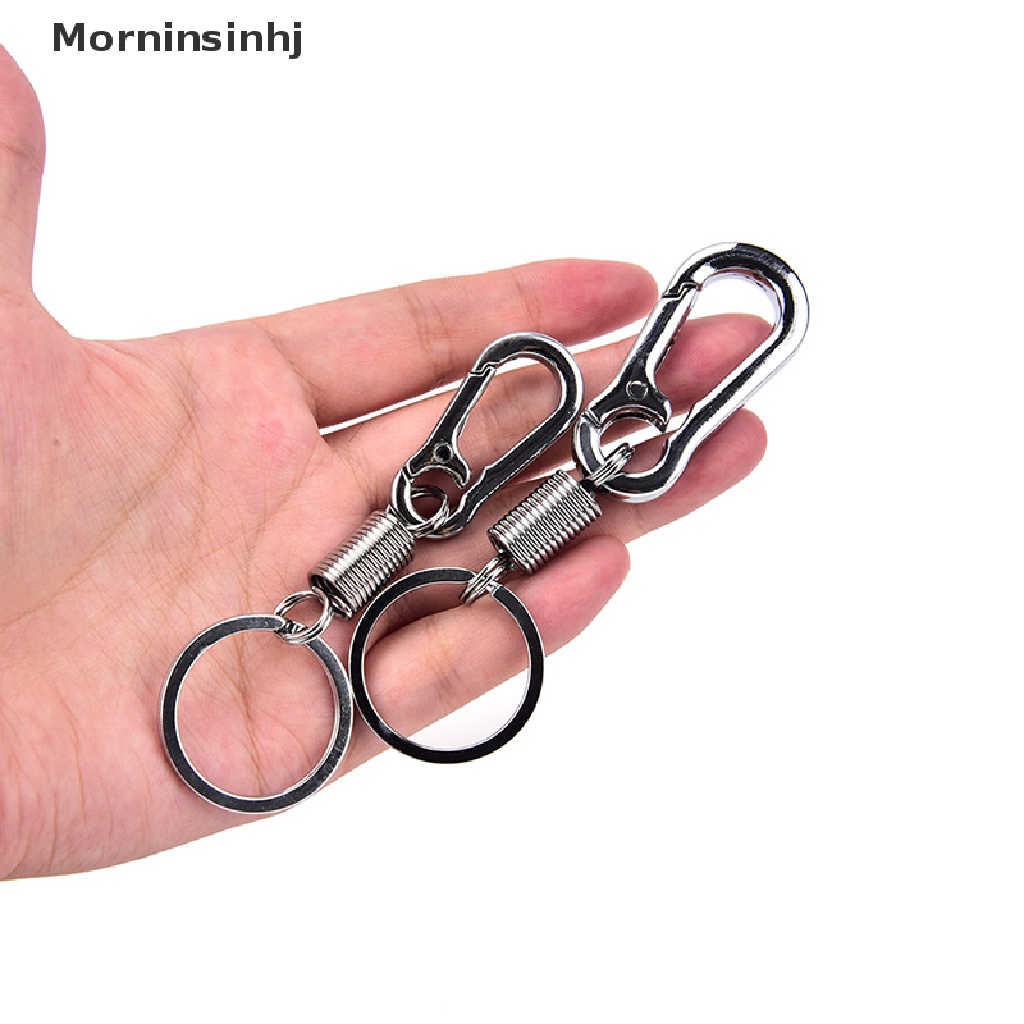 1 Pc Gantungan Kunci carabiner anti Hilang Bahan Stainless steel