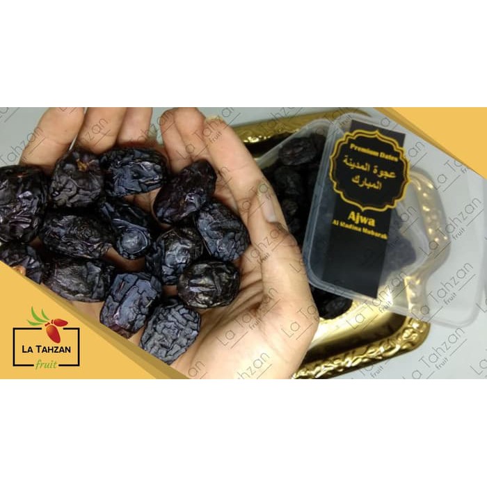 

Kurma Ajwa 250 g JUMBO Kurma Nabi Kurma Rosul Jumbo Premium