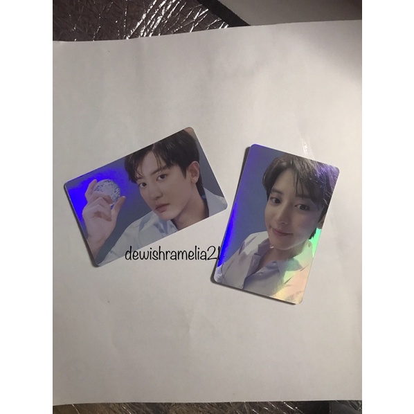 Photocard Nacific X Chanyeol EXO Hologram Blue | PC Chanyeol X Nacific Hologram Biru