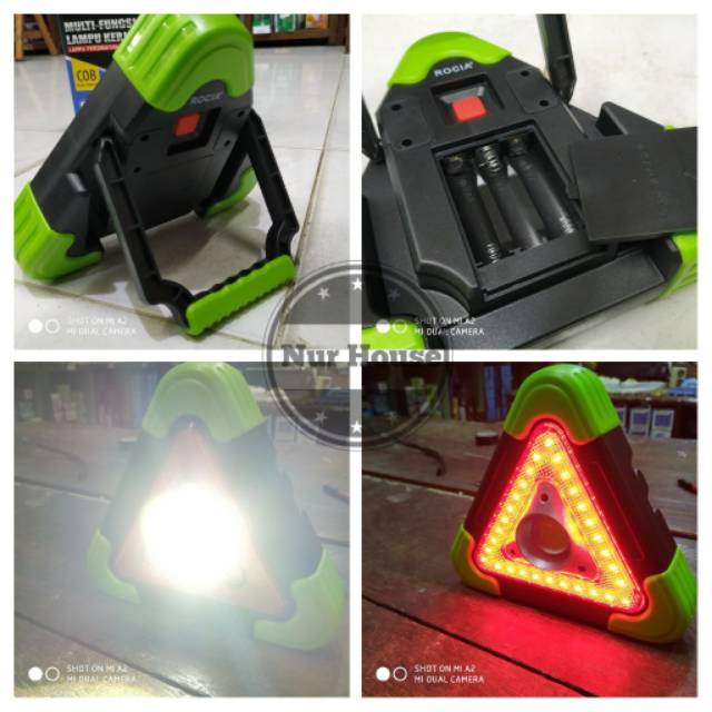 multi fungsi lampu kerja lampu sorot baterai charger led emergency