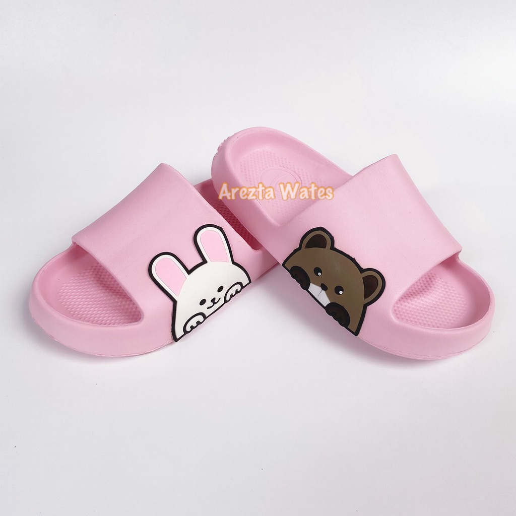 Sandal selop karet remaja dulux 386C slip on