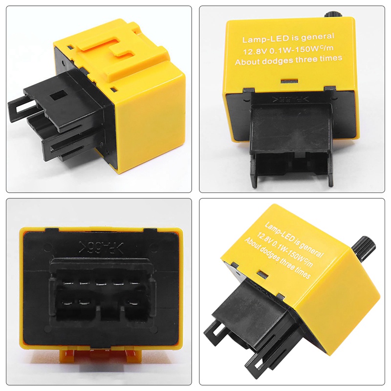 8-Pin 81980-50030 Speed Adjustable Electronic LED Flasher Assy Relay Fix for Lexus Scion LED Turn Signal Light Bulbs