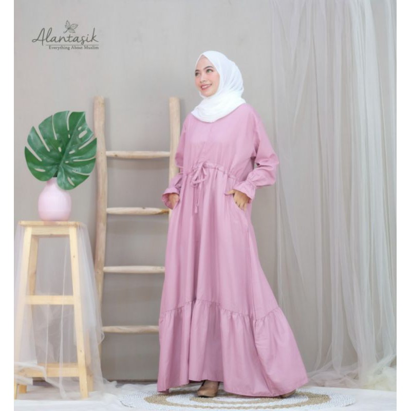 Alantasik - Gamis toyobo syari dewasa busui alantasik R.24