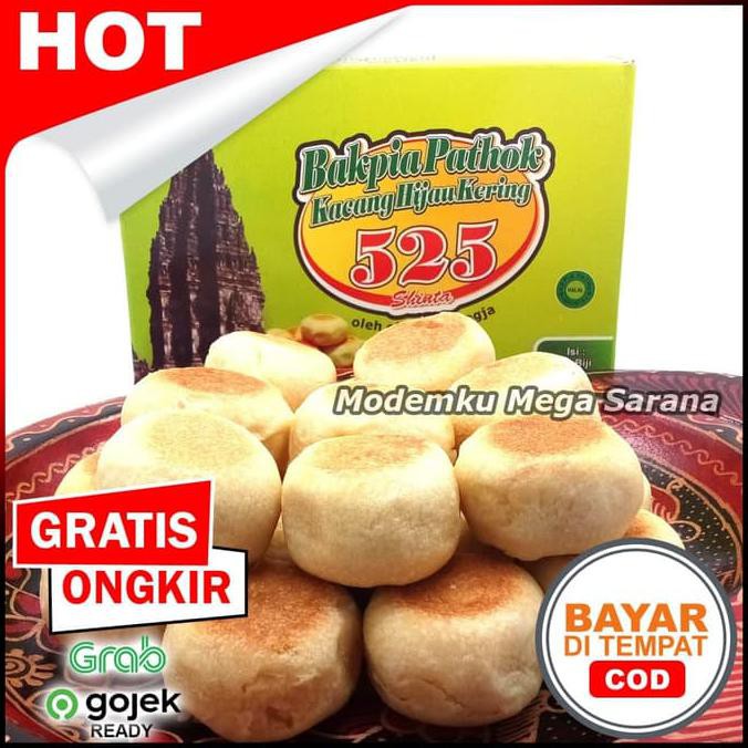 

Monggo] 20 Biji Bakpia Pathok 525 Asli Jogja - Kering - Kacang Hijau