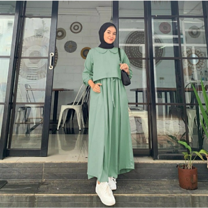 Dress Wanita Koreastyle Terbaru Windy Dress Lebaran Kekinian Terbaru 2023