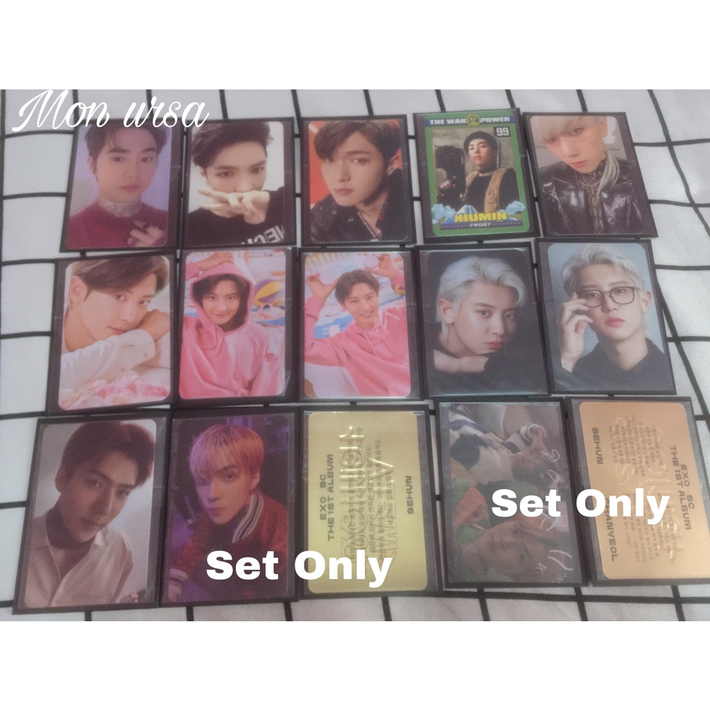 Photocard Exo Photocard Jasmer chanyeol, Sehun, Xiumin, Lay Suho, Baekhyun official