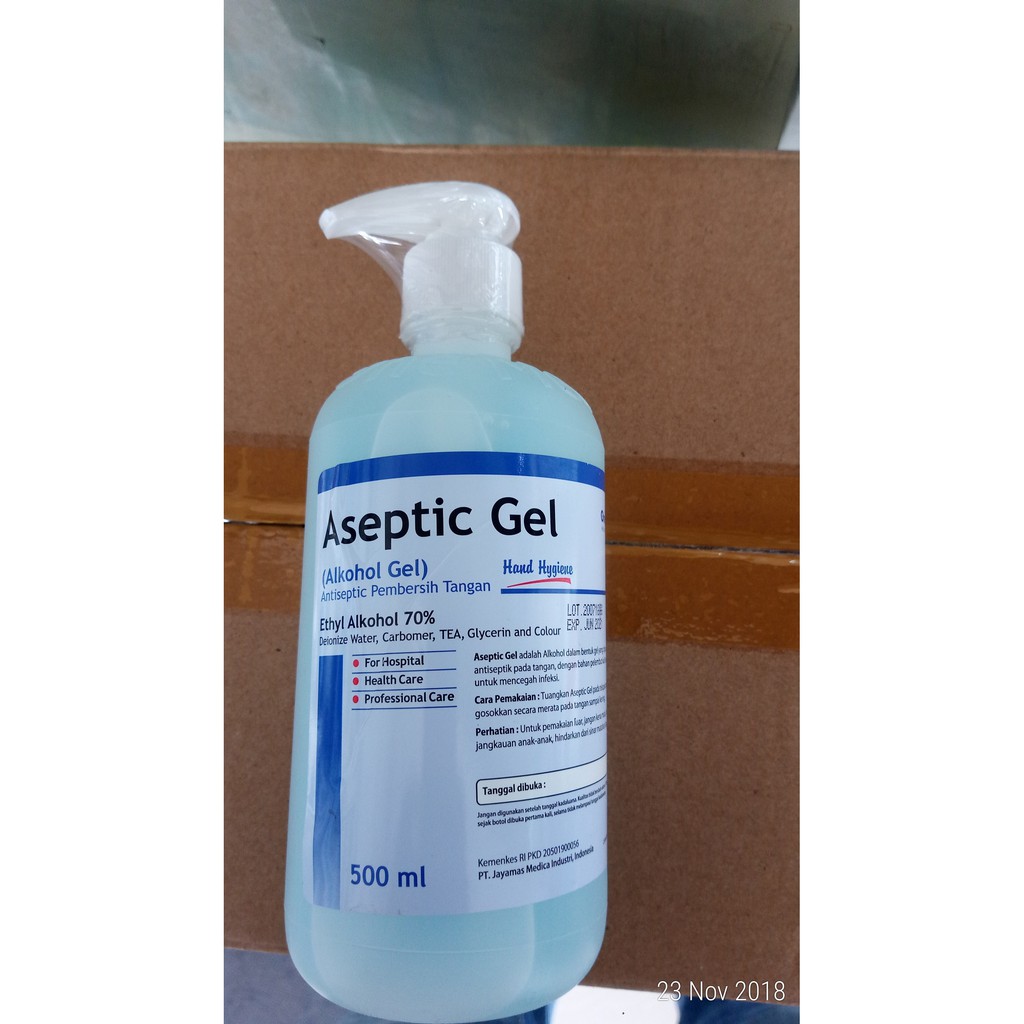 ANTISEPTIK GEL GEA 500ML CAIRAN PEMBERSIH TANGAN 