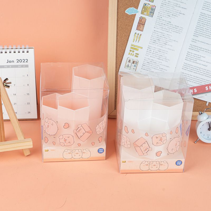 

Tempat alat tulis prisma motif babi