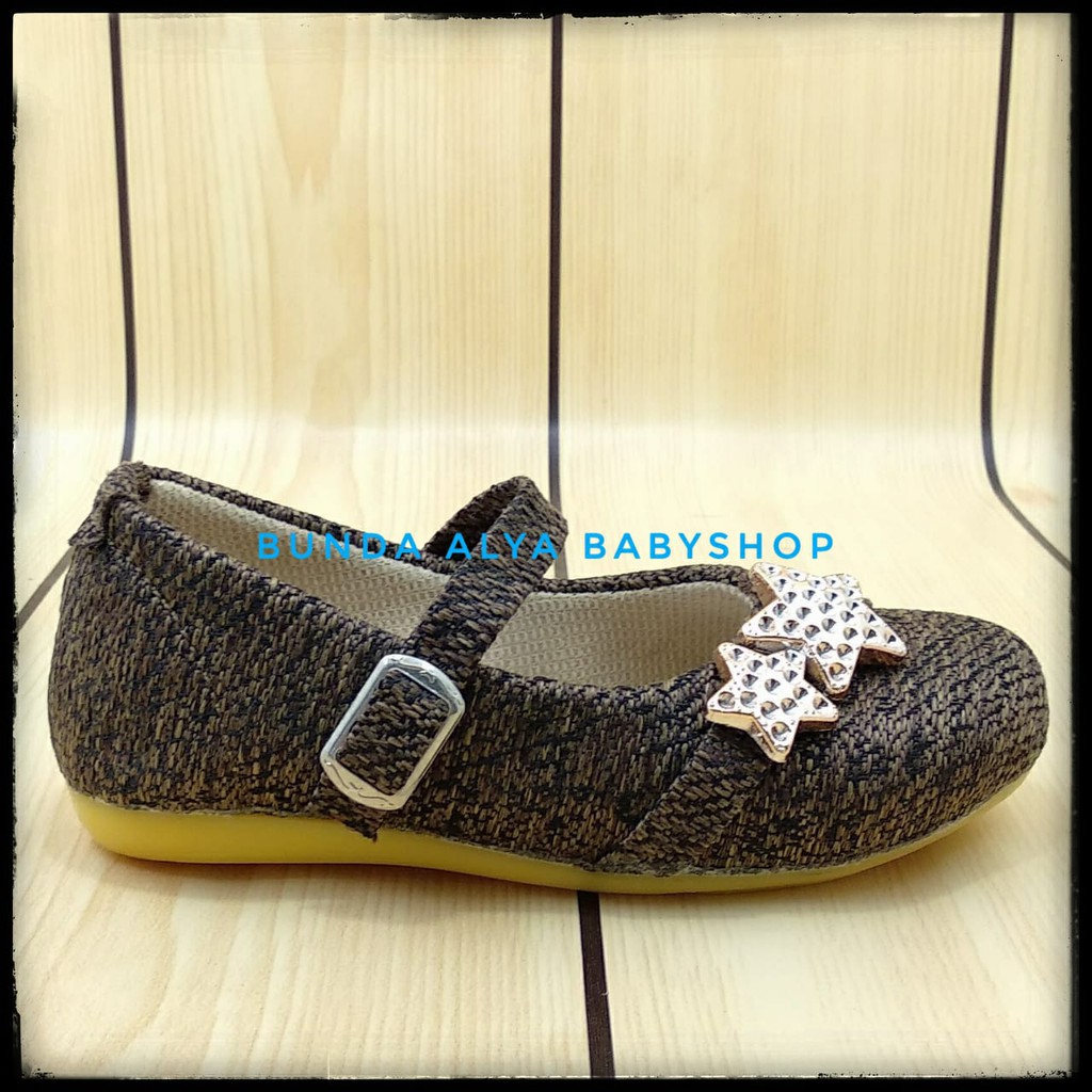 Sepatu Anak Perempuan Usia 2 3 4 5 6 Tahun COKLAT - Sepatu Pesta Anak Cewek Casual Size 24 - 35