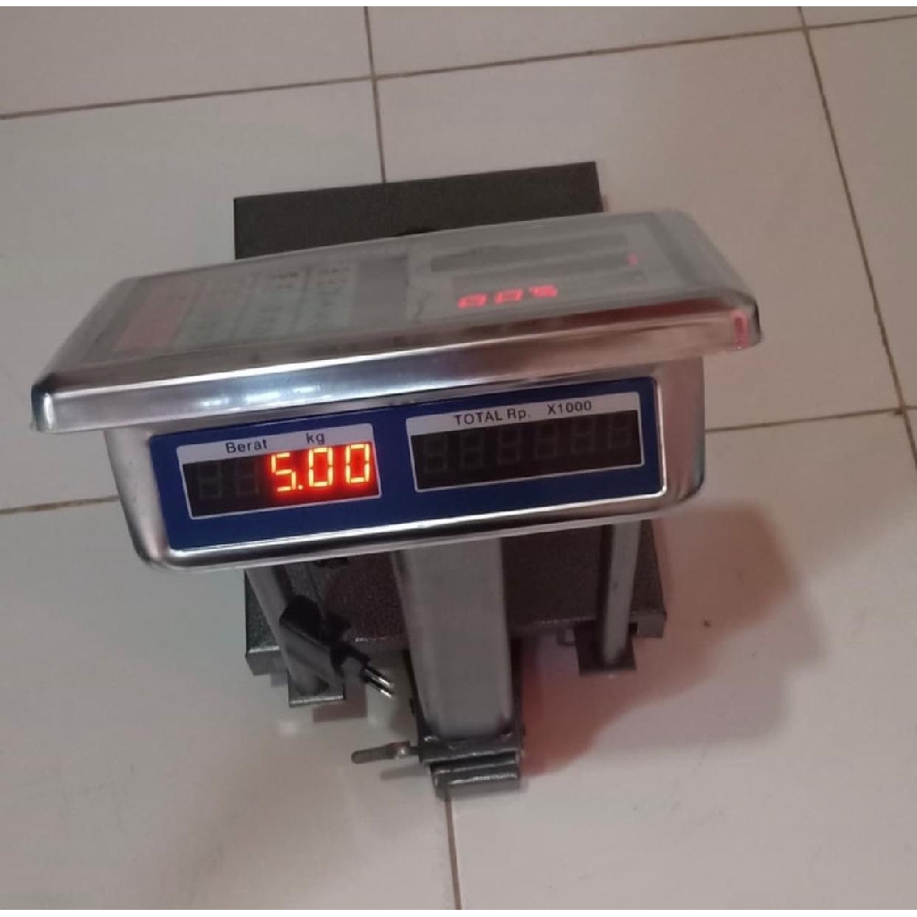 DPP - 150kg Timbangan duduk digital Dengan pagar pembatas 150 kg Dua sisi Layar tampilan