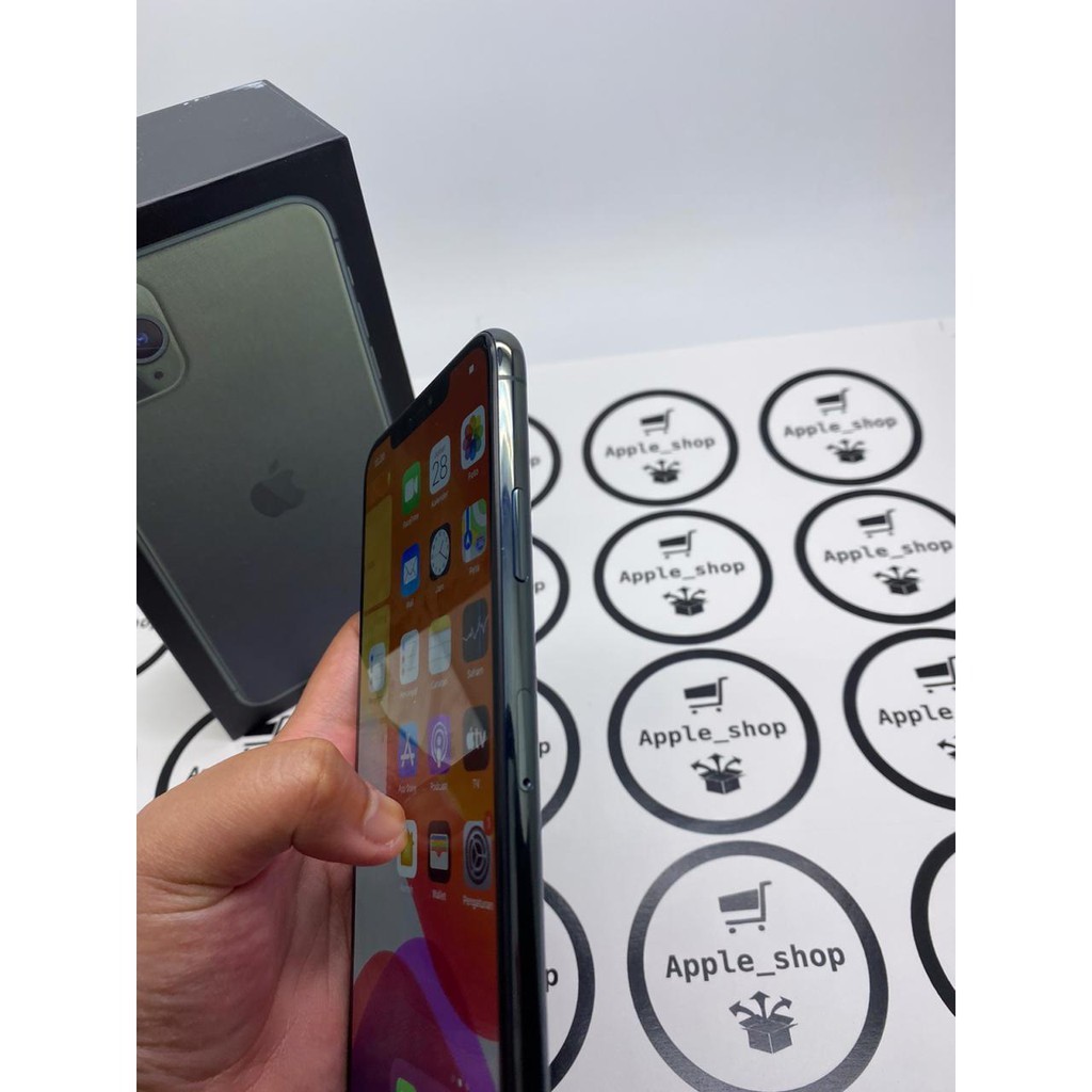 iPhone 11 Pro 64gb Midnight Green Lcd Original Mulus Original Bukan Refurbish / Rekondisi