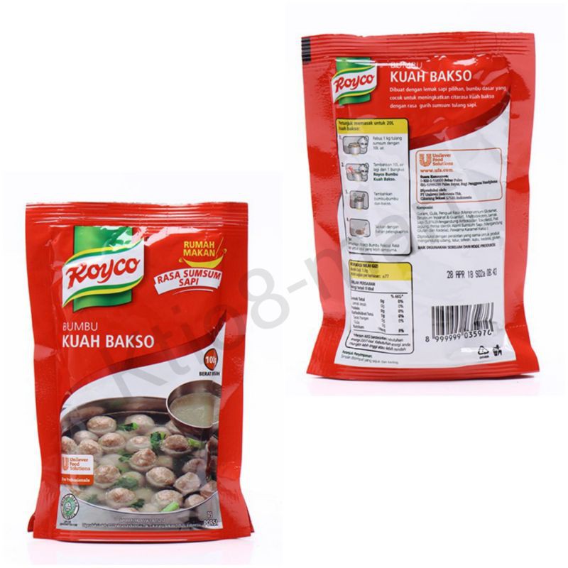 Jual Royco Bumbu Kuah Bakso 100gr Bumbu Penyedap Khas Indonesia